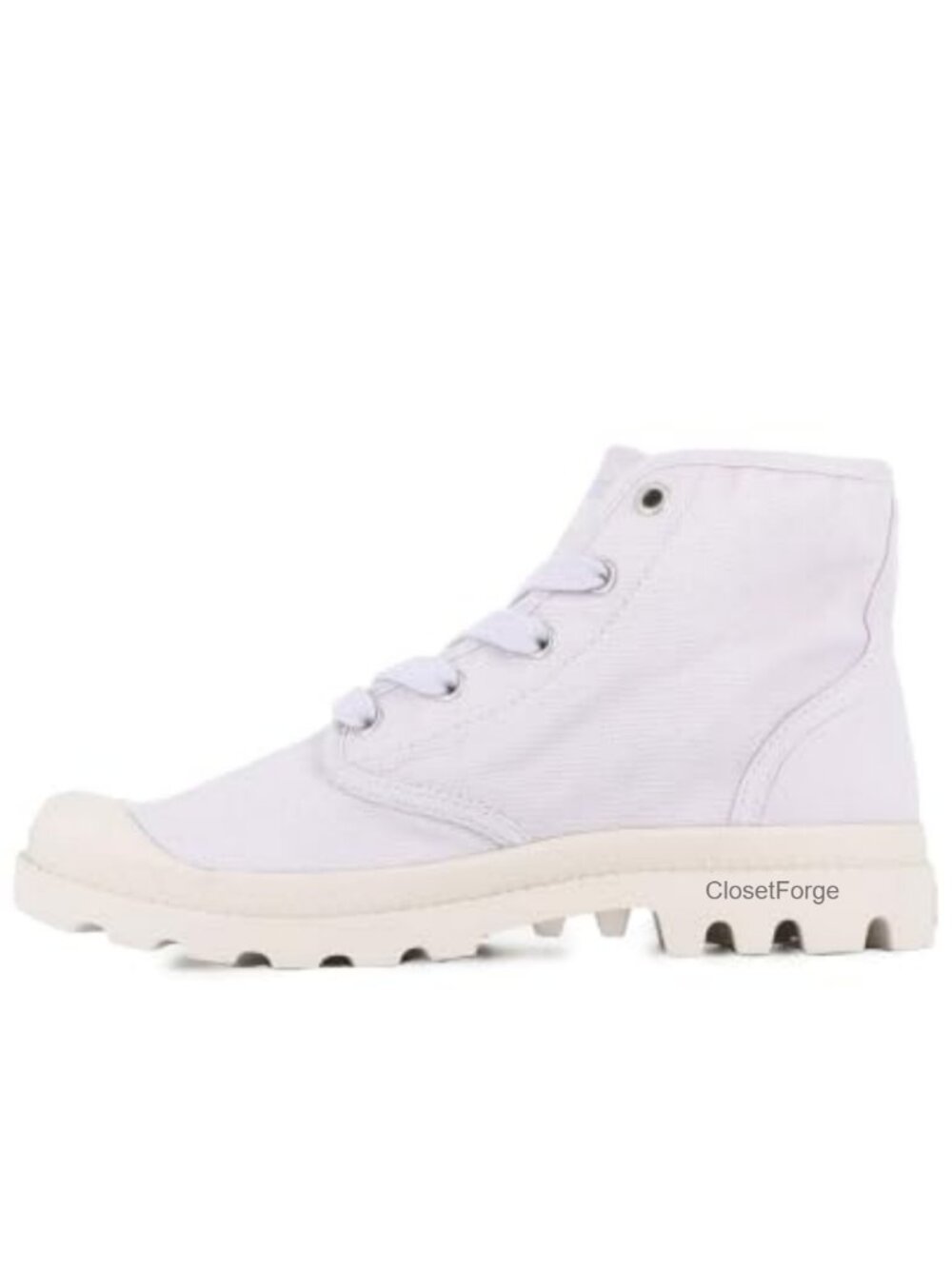 Canvas Combat Ankle Boots Lace-Up High Top Sneaker Comfort Vegan